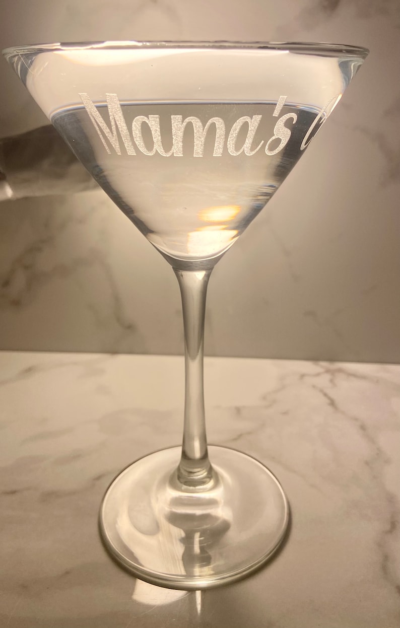 Personalized Martini Glass Cocktail Glass 10 oz image 8