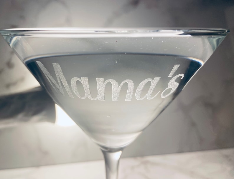 Personalized Martini Glass Cocktail Glass 10 oz image 7