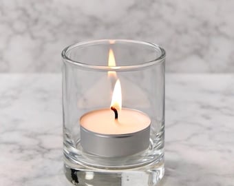 Tealight Votive Candle Holder 3 ounce Shot Glass Discounted Closeout