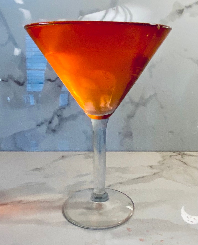Personalized Martini Glass Cocktail Glass 10 oz image 1