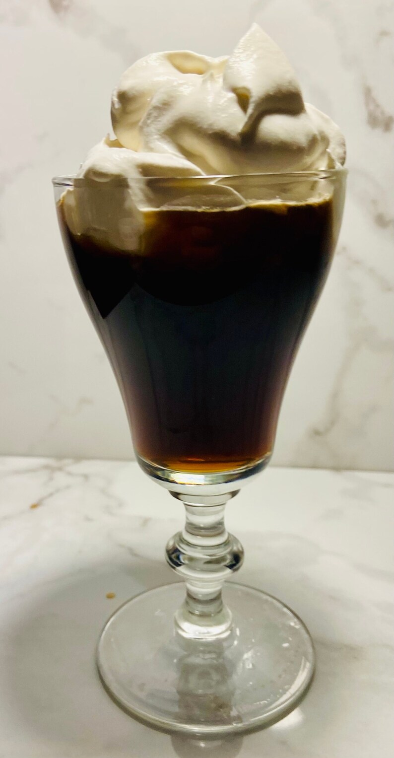 Chalice Goblet for Hot Chocolate Irish Coffee Glass 6 oz image 1