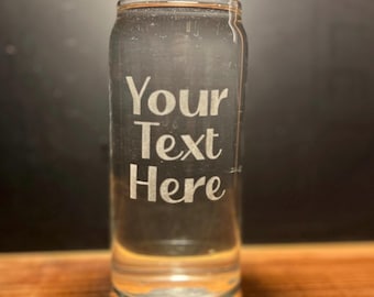 Iced Coffee Pint Glass - 20 oz