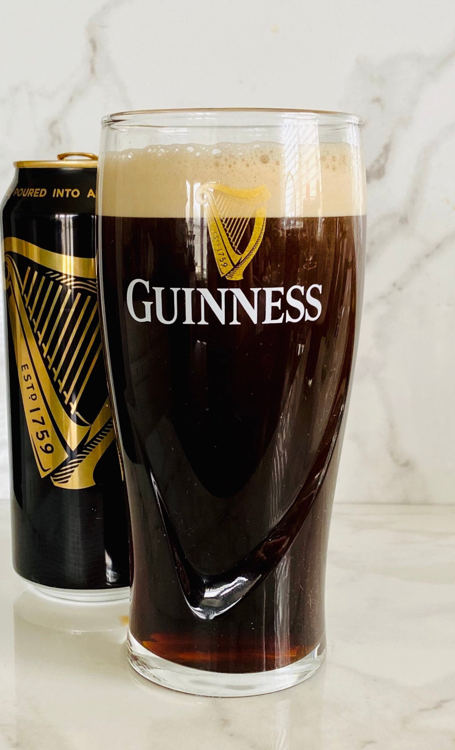 Personalized Guinness Beer Glass 20 oz St. Patricks Day Etsy