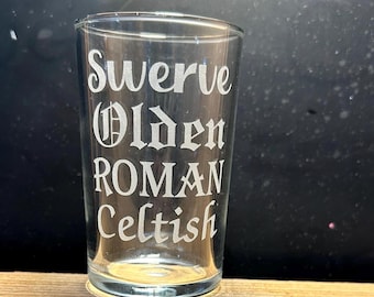 Custom Engraved Big Shot Glass – Personalized Bachelorette Bachelor Party Beer Glass Bridesmaid Groomsman Gift Wedding Takeaway Souvenir
