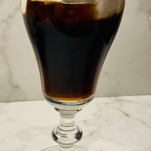 Chalice Goblet for Hot Chocolate Irish Coffee Glass 6 oz image 3