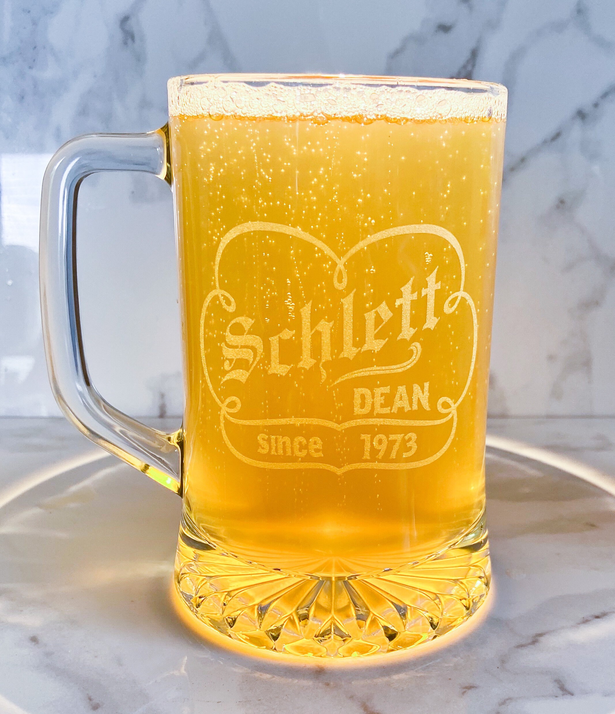 Happy Birthday Beer Mug 23 oz Custom Birthday Beer Stein Etsy