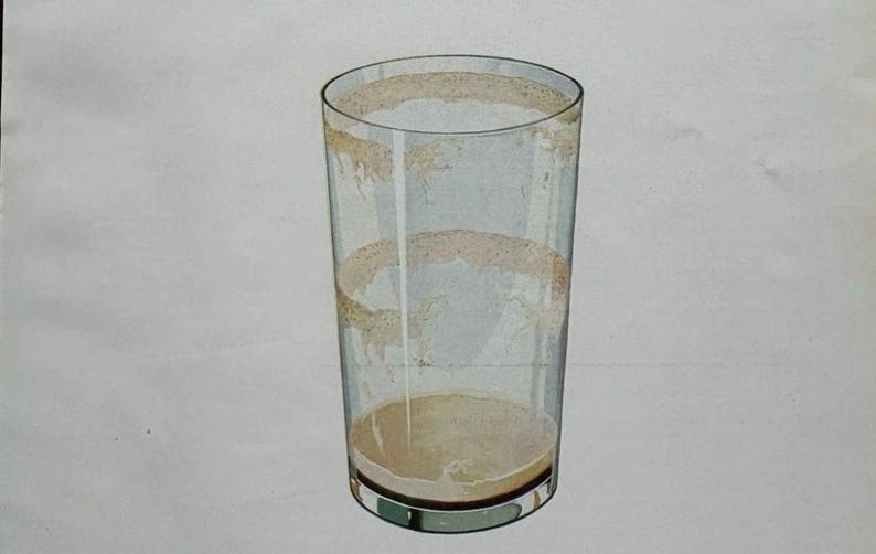 Original Irish Stout Beer Glass on the Guinness Posters Original Guinness Glass 20 oz bild 5