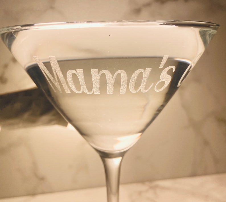 Personalized Martini Glass Cocktail Glass 10 oz image 6