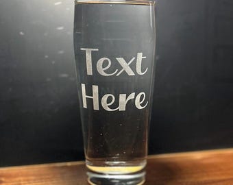Persönalized German Willi Becher Beer Glass 20 oz Pint The Beer Glass of Germany