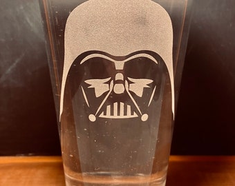 Darth Vader Pint Glass Star Wars Beer Glass