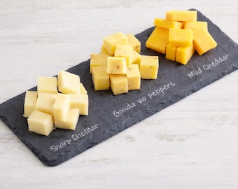 Natural Slate Charcuterie Board Tray 11 inch by 4 inch Closeout Discounted