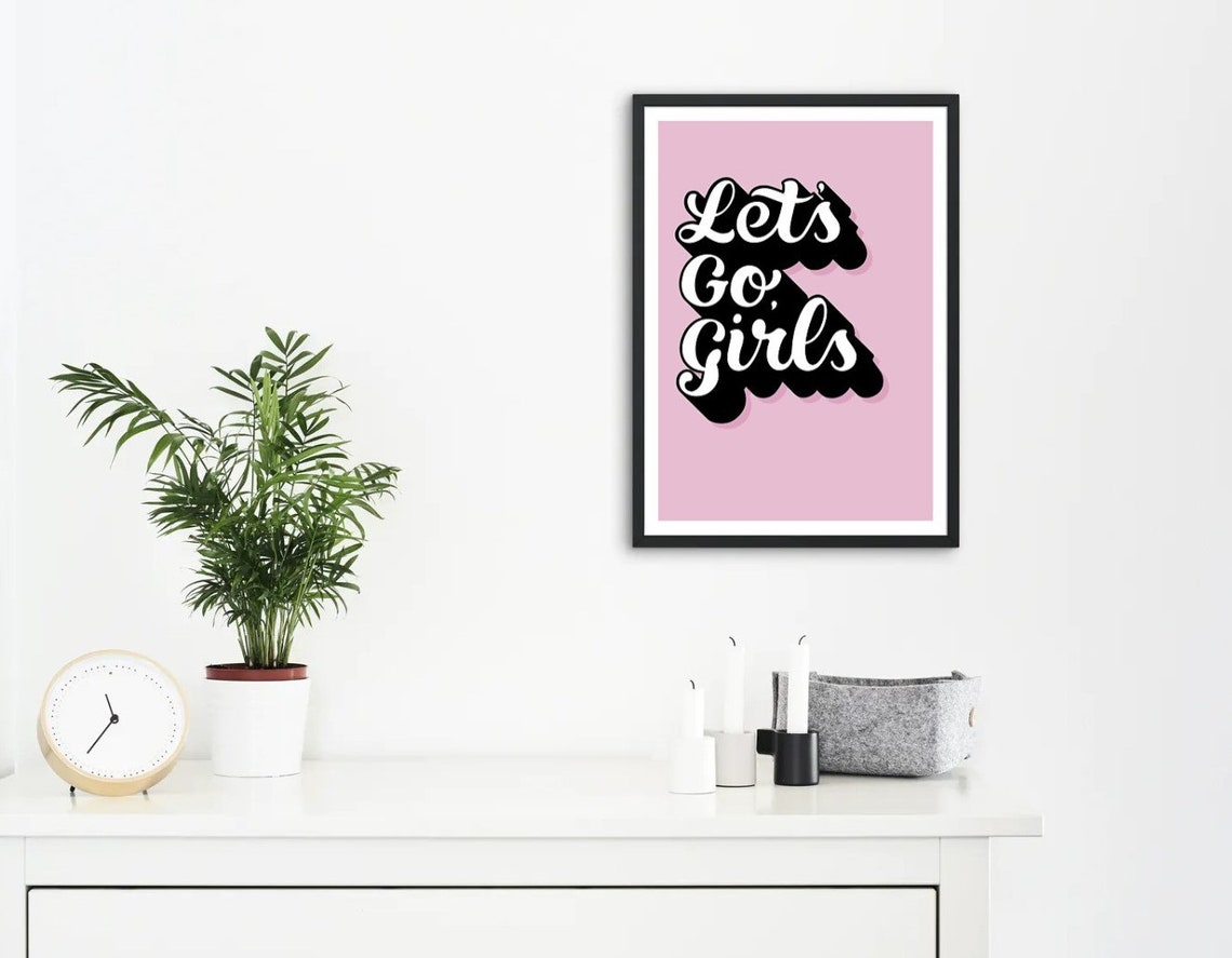 Let's Go Girls Shania Twain Art Print - Etsy