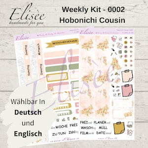 K0002_Kit Semanal "PARIS" Hobonichi Cousin / A5 / Bullet Journal