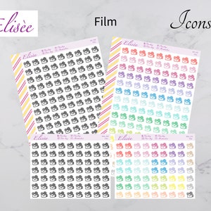 I64 Icons "FILM" | Sticker | Planner Sticker | Erin Condren Sticker | Happy Planner Sticker | Bullet Journal Sticker