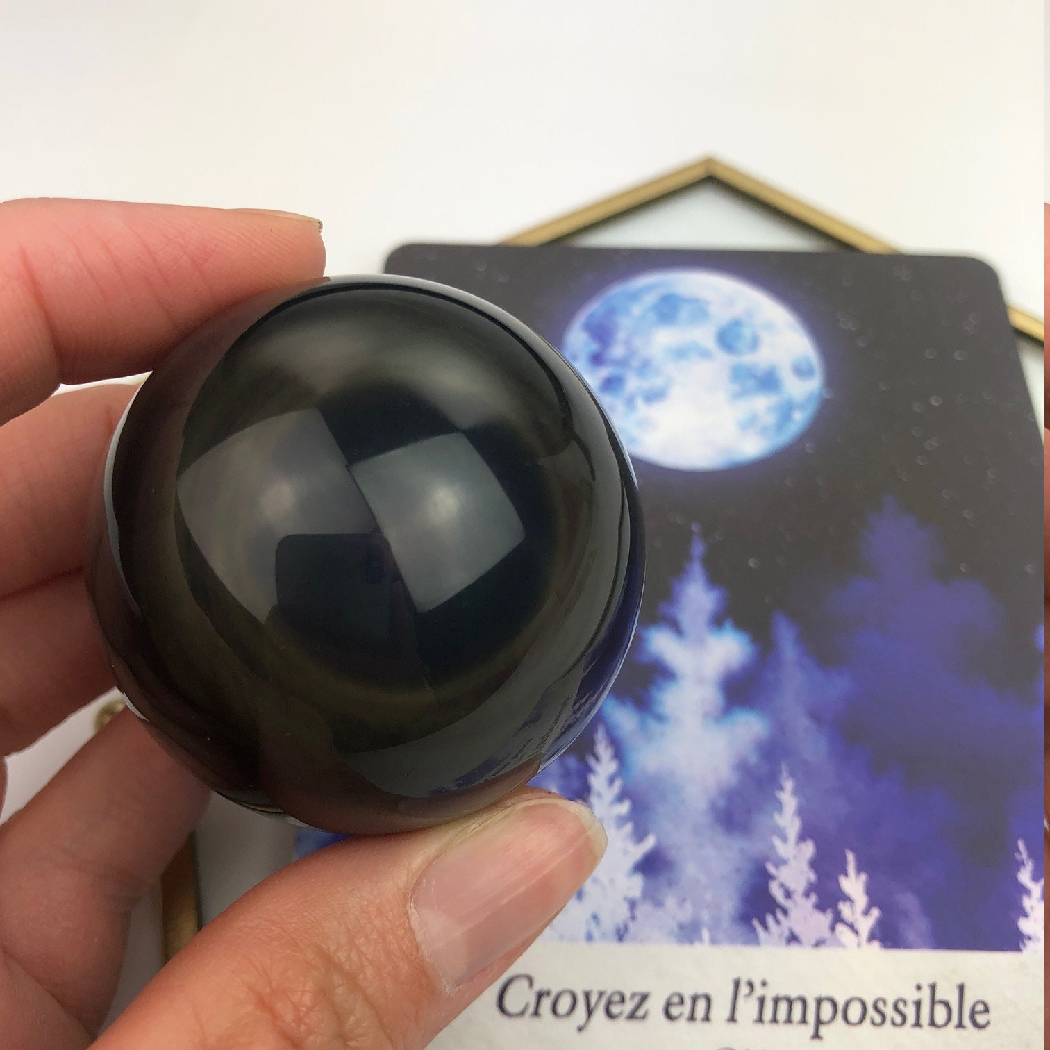 Sphère Obsidienne Oeil Céleste