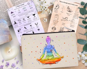 14 Chakras sheets by Les Moonettes - Explanatory sheets 7 chakras - Energy sources for each chakra