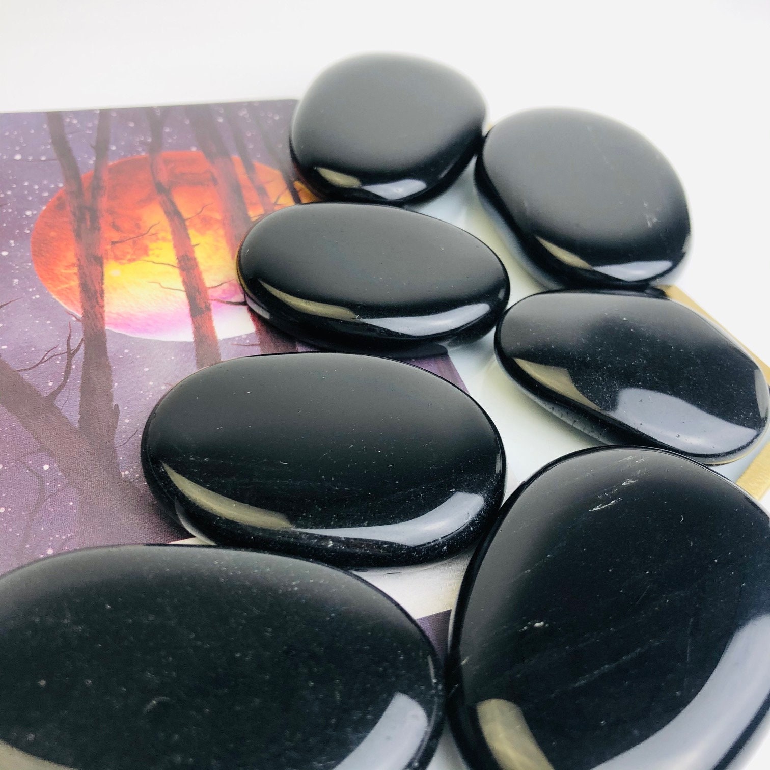 Galet Obsidienne Noire