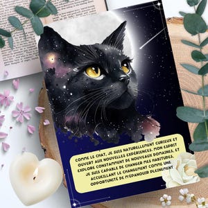 Cartes d'affirmations positives Animaux de Lumière - 32 cartes d'affirmations positives - Cartes artisanales faites main