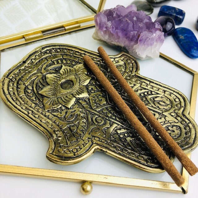 Porte Encens Métal Main de Fatima