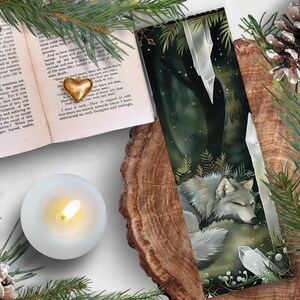 Lesezeichen für Buch The Wolf's Dream 250g glänzend - Lesezeichen - Leselesezeichen