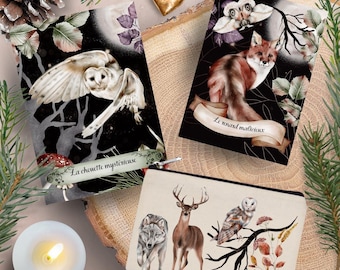 The Moonettes Lunar Animals Oracle - 20 Oracle Cards and Storage Kit - Handmade Artisan Oracle