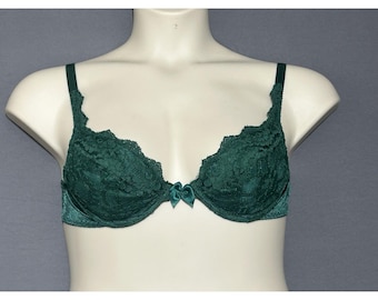 Victoria’s Secret Balconette BH 36B Grün Herausnehmbare Pads mit Bügel