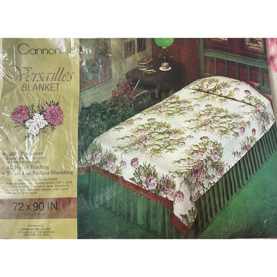 ヴィンテージ キャノン ベルサイユ ブランケット 72X90 ツイン/ツイン