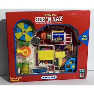 Action Barnyard See N Say Toddler Toy 9-36 Months