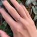 Authentic 5 Stone Round Diamond Ring Diamond Ring Diamond Dainty Ring Gold  Ring 14K Solid Gold Ring Stackable Rings Wedding Ring