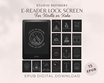 Pantallas de bloqueo de Kindle de ACOTAR: Descarga digital (epub listo para usar)