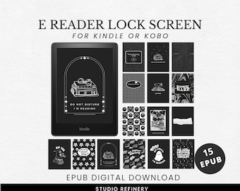 Kindle Lock Screens: .epub Wallpaper Set (Digital Download)