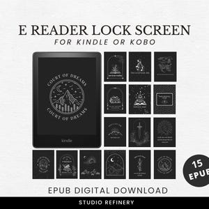 Pantallas de bloqueo de Kindle de ACOTAR: Descarga digital (epub listo para usar)