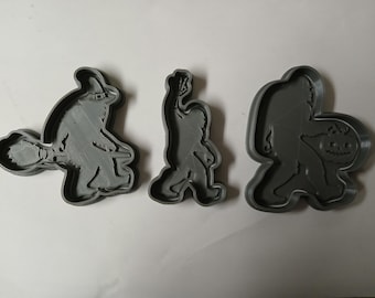 Bigfoot Halloween Cookie Cutters