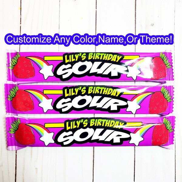 Name Sour Candy Etsy