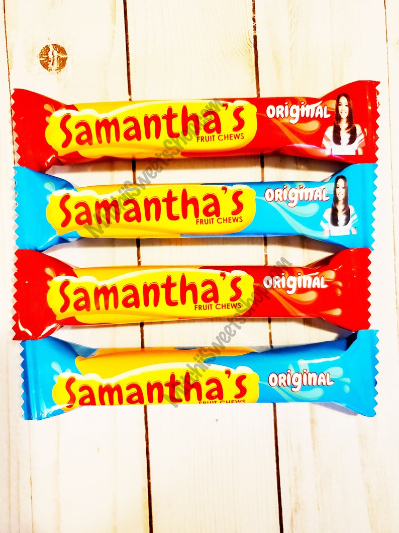 Personalized Name Candy Birthday Party Candy Wrapper Fruit Etsy