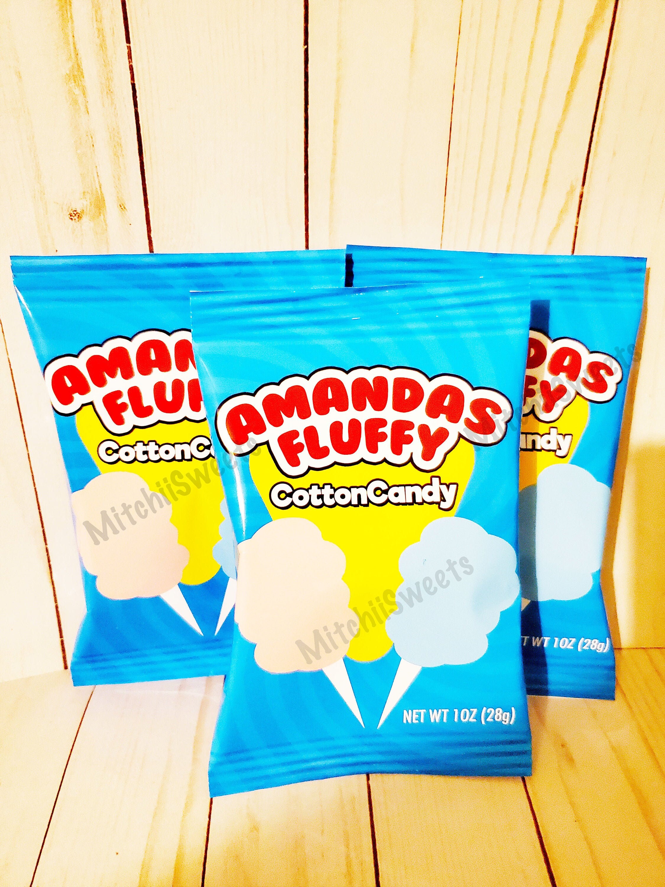 Personalized Cotton Candy FavorsCandy Bags Custom Cotton Etsy