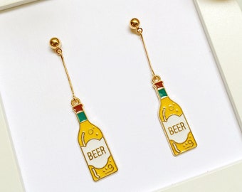 Beer Lover earrings | oktoberfest earrings | cute dangle earrings | gifts for her l party animals gifts l cute food charms