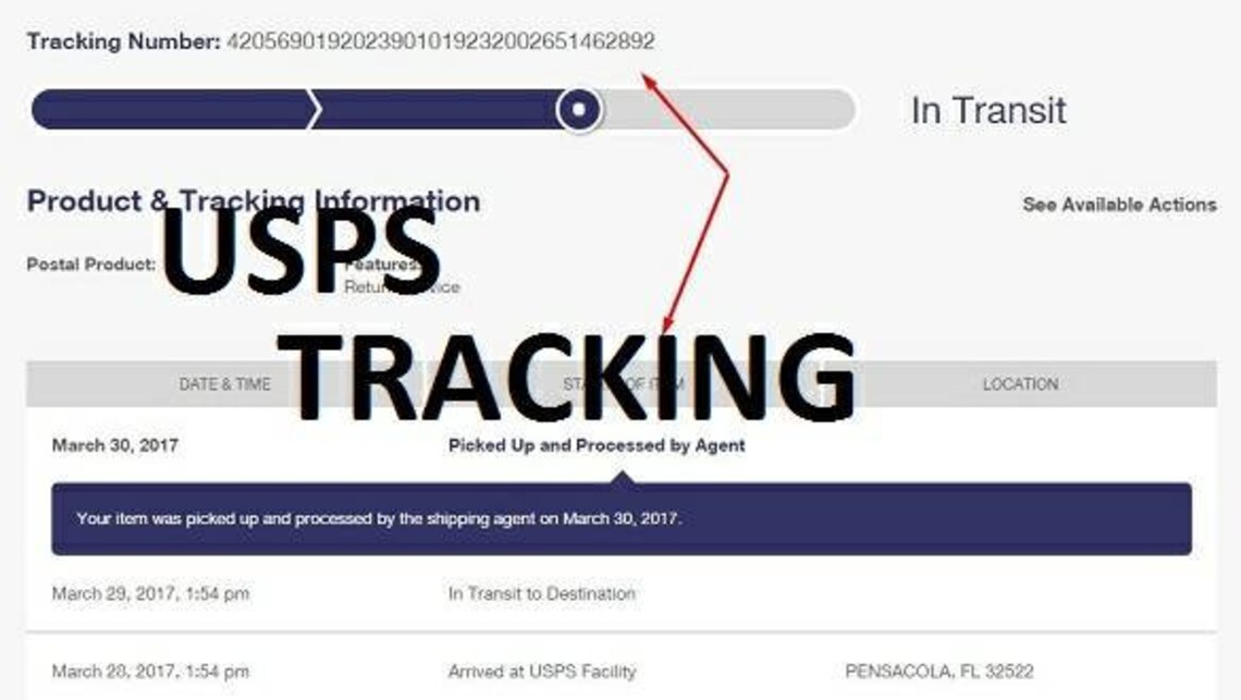 united states postal service tracking no. united states postal service tracking no.