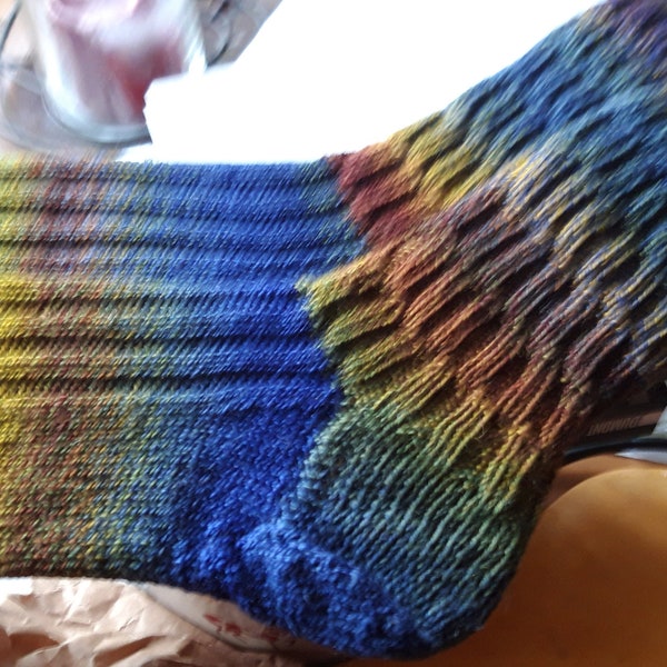 Socken handgestrickt, Gr. 43-44