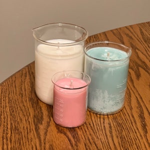 Beaker Scented Candles - STEM Chemistry Biology Science Gifts