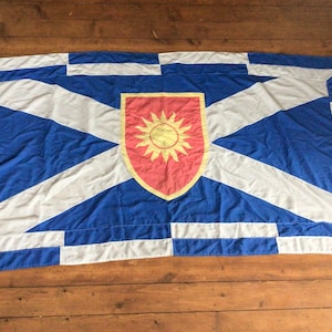 Antique Scottish Flag - Etsy