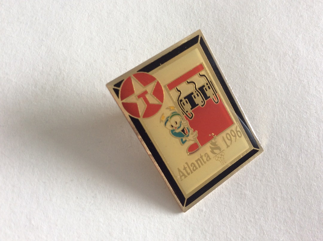 Vintage Atlanta 1996 Pin Badge Olympics Promotional Pin Backs Atlanta ...