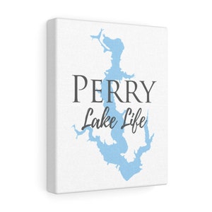Perry Lake Life - Canvas Gallery Wrap - Canvas Print - Kansas Lake