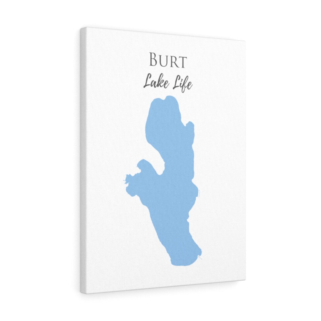 Burt Lake Life Canvas Gallery Wrap Canvas Print Michigan Etsy
