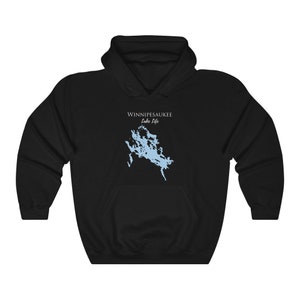 Winnipesaukee Lake Life Hoodie Sweatshirt - New Hampshire Lake