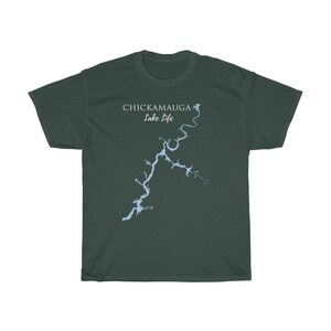Chickamauga Lake Life Heavy Cotton Tee - Tennessee Lake