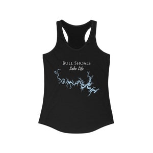 Bull Shoals  Lake Life Women&#39;s Ideal Racerback Tank - Missouri & Arkansas Lake