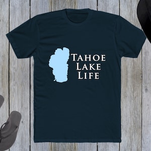 Tahoe Lake Life Heavy Cotton Tee Shirt - California Lake