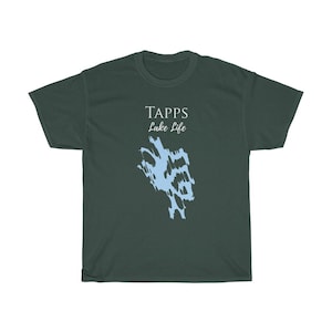 Lake Tapps Lake Life Heavy Cotton Tee - Washington Lake