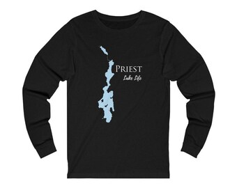 Priest Lake Life Unisex Cotton Jersey Long Sleeve Tee - Idaho Lake